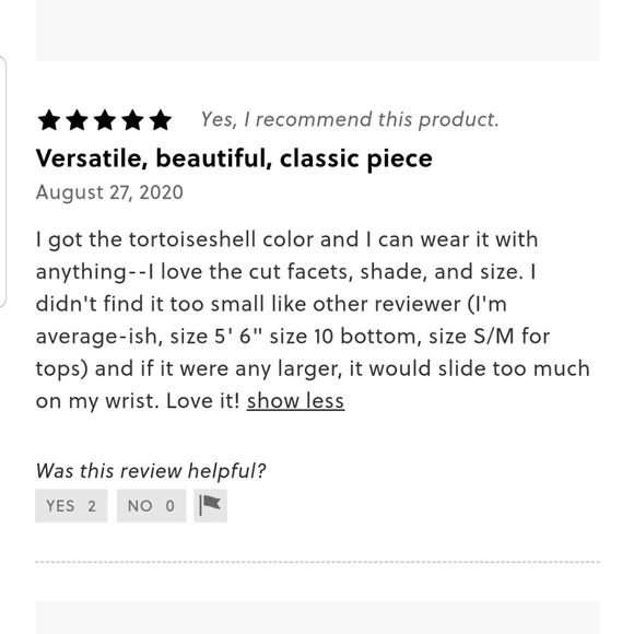 🆕 J Crew Faceted Resin Bangle Bracelet Tortoise - Picture 3 of 4